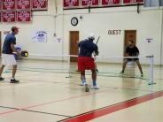 Pickleball player at the recreation center 2